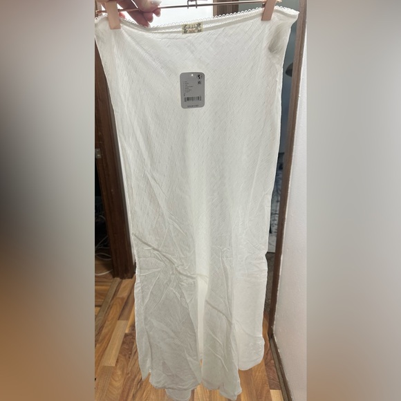 NWT Free People Intimately Sweet on You Bias Half Slip Ivory - Picture 5 of 5